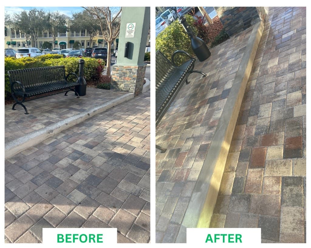 Commercial Paver Walkway